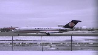 Boeing 727200F Takeoff [upl. by Rramahs284]