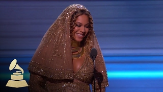 Beyoncé Wins Best Urban Contemporary Album  Acceptance Speech  59th GRAMMYs [upl. by Trakas648]