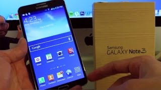 How To Unlock Samsung Galaxy Note 3  step by step tutorial [upl. by Inig]