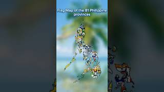 Flag map of the Philippine provinces onlyeducation mapping [upl. by Stamata]