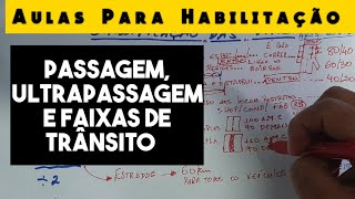 Passagem ultrapassagem e faixas de trânsito🚚 [upl. by Gardiner748]