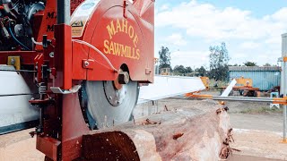 First run on the Mahoe Minimax Sawmill [upl. by Georg984]