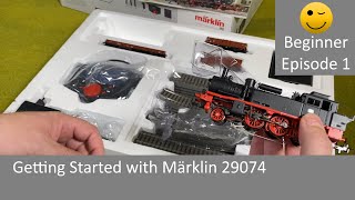 Getting started with Märklin starter set 29074 Beginner episode 1 [upl. by Neeloj]