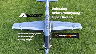 The new Hobbyking Avios Tucano 1600mm  Unboxing [upl. by Nnalorac]