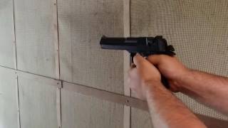 Shooting Desert Eagle 357Magnum HV Israel Military Industries [upl. by Lipkin43]