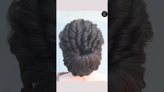 Messy Bun Hairstyle Tutorial ❣️ hairstyles shorts shortsvideo short ytstudio hairtutorial 💯 [upl. by Llerdnod907]