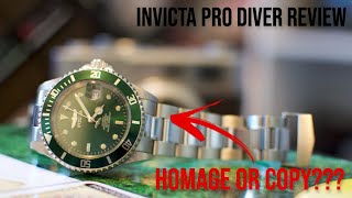 ROLEX KILLER Invicta Pro Diver Automatic Watch Review [upl. by Camala58]