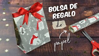 Decorando bolsa de regalo con papel china [upl. by Ynneg]