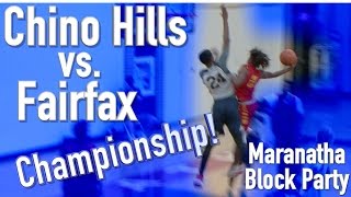 Chino Hills vs Fairfax Maranatha Block Party Championship [upl. by Enyawal]