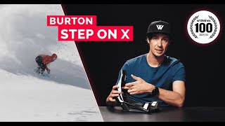 Burton Step On X 2022 Snowboard Bindings Review [upl. by Eelarak]