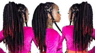 Kusuka Mtindo mpya wa rasta Vivianatz Aliciakeys zigzagbraids trending hairstyles 2022🔥✨ [upl. by Rauch]