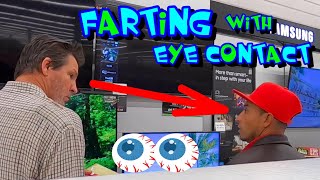 FARTING with EYE CONTACT Again 👀💩 Funny Wet Fart Prank 🤣 [upl. by Jandel]