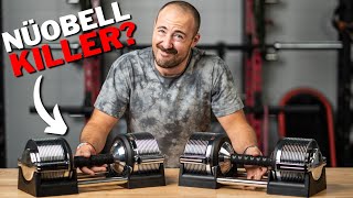 EzBlock Adjustable Dumbbells Review  NÜOBELL 20 [upl. by Nitfa]