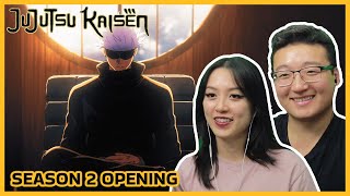 Jujutsu Kaisen Season 2 OPENING Reaction [upl. by Ycart]