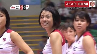 NEC Red Rockets  Akari OUMI from Japan to 2016 AVC Womens Club Volleyball Championship [upl. by Bruno]