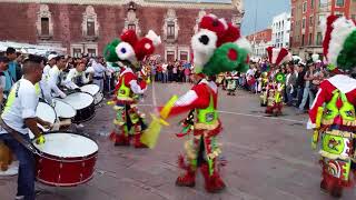 Danza de matlachines Toltecas casta de guerreros Romería 2017 [upl. by Macguiness871]