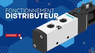 Distributeur pneumatique fonctionnement [upl. by Yeldua785]