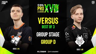 Virtuspro vs G2 Esports BO3  GROUP D DAY 2  ESL Pro League S18 ENGFIL [upl. by Nicol534]