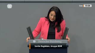 BSW Sevim Dagdelen Bundestag 171024 Zur nationalen Sicherheitsstrategie [upl. by Heinrik]