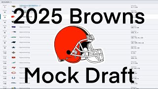 Browns 2025 NFL Mock Draft [upl. by Gould]