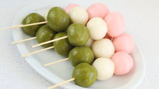 Japanese Dango Sweet Rice Dumplings [upl. by Eldoree]