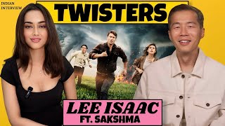 “I was really nervous” TWISTERS director Lee Isaac Indian Interview ft Sakshma Srivastav [upl. by Yrekcaz]