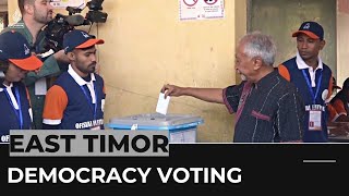 East Timor votes Resistanceera heroes are frontrunners for PM [upl. by Ynaoj]