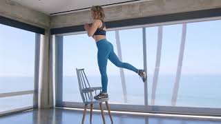 At Home Workout  Chair Workout  Jillian Michaels [upl. by Yrellih813]