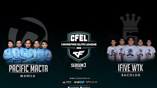 PacificMacta vs iFiveWTK – Crossfire Elite League Mindanao Cup Finals – Play Offs [upl. by Yoko188]