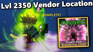 Lvl 2350 Secret Vendor Location amp Moves In Dragon Soul [upl. by Drisko447]