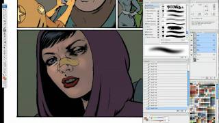 Comic Book coloring tutorial  The Boys 40 part 1 [upl. by Frankel]