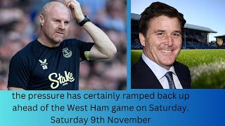 the pressure has certainly ramped back up ahead of the West Ham game on Saturday 9th November [upl. by Ferren]