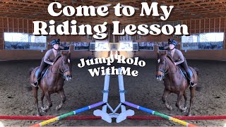 Come With Me To My Horse Riding Lesson  GoPro Horse Riding [upl. by Sher903]