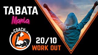 TABATA song with COACH  Workout music Voice Guided [upl. by Dianemarie151]