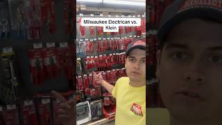 Milwaukee Electrician vs Klien Tools which tools are better for the job electrician tools [upl. by Svend138]