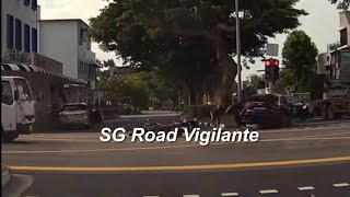 13sep2024 driver fail to conform to red light signal hit by motorcyclist amp crash into traffic light [upl. by Euqinomahs370]