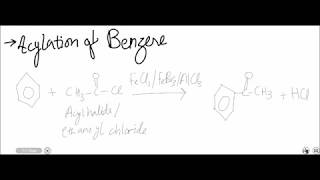 AcylationAlkylation of Benzene [upl. by Gratia]