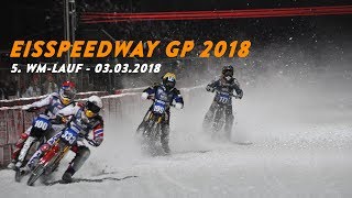 Eisspeedway WM 2018  5 Lauf im HorstDohmEisstadion in Berlin [upl. by Socem]