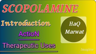 SCOPOLAMINE An Introduction its Action and Therapeutic Uses [upl. by Ailito336]