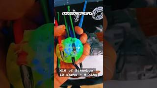 M10 of Steambow 10 shots 9 hits on short range customizing by Xbowtuningcom [upl. by Giglio]