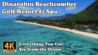 Dinarobin Beachcomber Golf Resort amp Spa Mauritius from Drone in 4K [upl. by Nerita]