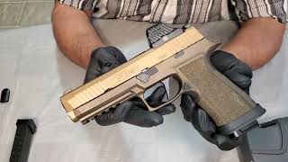 Sig Sauer P320 Xten 10mm Midnight amp Burnt Bronze sigsauer 10mm viralvideo viral goviral pistol [upl. by Percy]