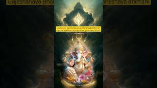 Discover the Divine Power of Ekadantaya Vakratundaya  youtubeshorts [upl. by Leruj671]