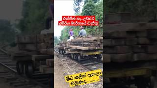 එන්ජින් නැති ඩක්කු railway udarata srilankarailways dakku ohiya idalgashinna bandarawela [upl. by Ohcamac]