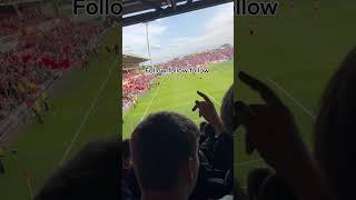 Steven Fletchers chant wrexhamfc wrexhamafc wrexham wxmafc football efl [upl. by Nerita]