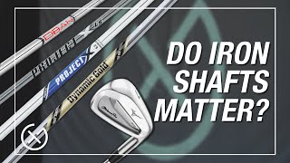 DO IRON SHAFTS MATTER  Reviewing the Most Popular Steel Shafts of 2022 [upl. by Hola]