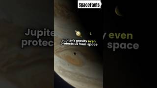 Unveiling Jupiter The Colossal Protector of Our Solar System  facts jupiter space fyp shorts [upl. by Vivie150]