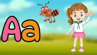 Learn the letter A with fun names and objects [upl. by Suixela]