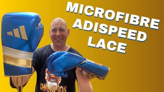 Adidas Adispeed 500 Micro Fibre BOXING GLOVES REVIEW [upl. by Dammahom]