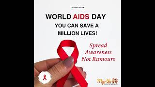 Today is World AIDS Day Spread Awareness Not Rumors WorldAIDSDay SpreadAwareness SaveLives [upl. by Barfuss]